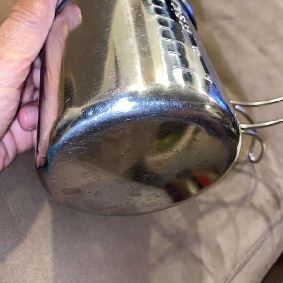 Olicamp Stainless Steel Camping Mug Pot Folding Handles Backpacking Hiking - Picture 7 of 11